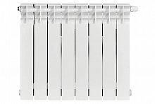 радиатор биметаллический stout titan 500 8 секций нижнее правое подключение