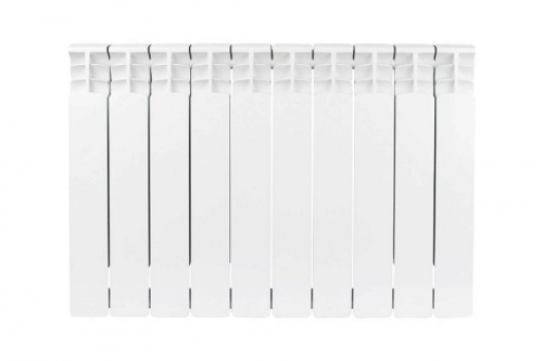 Радиатор биметаллический Stout Space 500 10 секций боковое подключение, фото