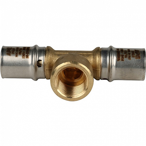 Пресс тройник  Stout ВР 20х1/2х20 для м/п труб SFP-0007-001220, фото фото 2