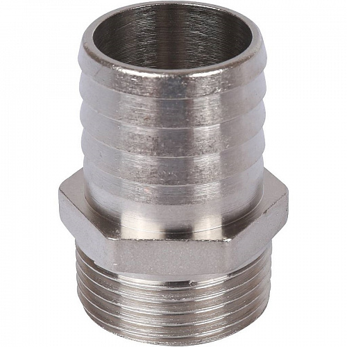 Штуцер Stout никелированный 1х30 НР SFT-0067-000130 фото 2 Штуцер Stout никелированный 1х30 НР SFT-0067-000130, фото фото 2