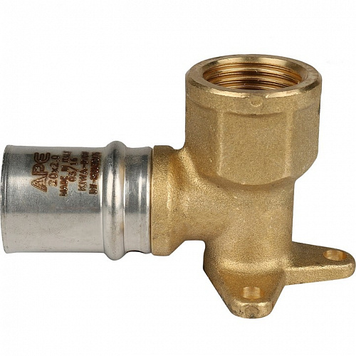 Пресс угольник с креплением короткий Stout 1/2"х20 для м/п труб SFP-0018-001220, фото фото 2