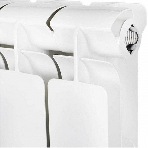 Радиатор алюминиевый Stout Bravo 500 12 секций нижнее правое подключение, фото фото 6