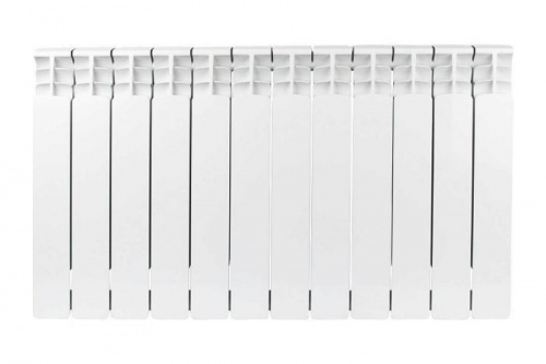 Радиатор биметаллический Stout Space 500 12 секций боковое подключение, фото