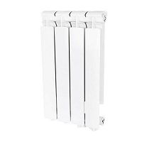 радиатор алюминиевый stout bravo 500 4 секций нижнее правое подключение