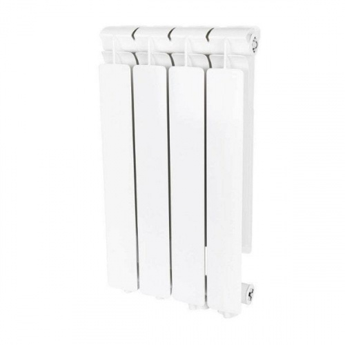 Радиатор алюминиевый Stout Bravo 500 4 секций нижнее правое подключение, фото