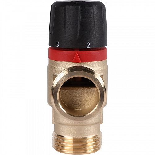 Термостатический смесительный клапан Rommer для отопления и ГВС 1" НР 35-60°С KV 2,5 (бок. смешив), фото фото 3