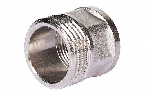 STOUT Переходник (под ключ) В/Н 3/4"х1" никелированный SFT-0073-000341, фото фото 3