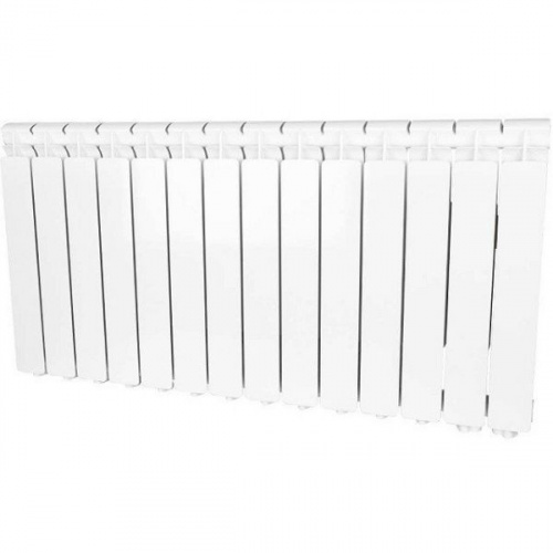 Радиатор алюминиевый Stout Bravo 500 14 секций нижнее правое подключение, фото