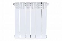 радиатор биметаллический stout space 500 6 секций нижнее подключение