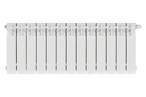 Радиатор биметаллический Stout TITAN 350 13 секции нижнее правое подключение, фото