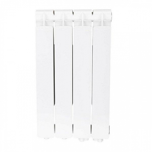 Радиатор алюминиевый Stout Bravo 500 4 секций нижнее правое подключение, фото фото 3