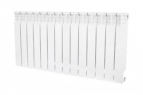 Радиатор биметаллический Stout Space 500 14 секций боковое подключение, фото фото 3
