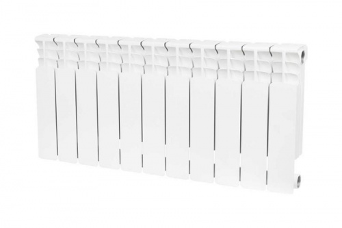 Радиатор биметаллический Stout Space 500 11 секций боковое подключение, фото