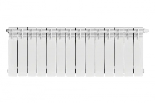 Радиатор биметаллический Stout TITAN 350 14 секции нижнее правое подключение, фото