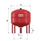 Расширительный бак Flamco Flexcon R 35/1,5 - 6bar
