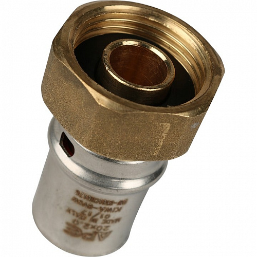 Пресс муфта с накидной гайкой Stout 3/4x20 для м/п труб SFP-0016-003420, фото фото 7