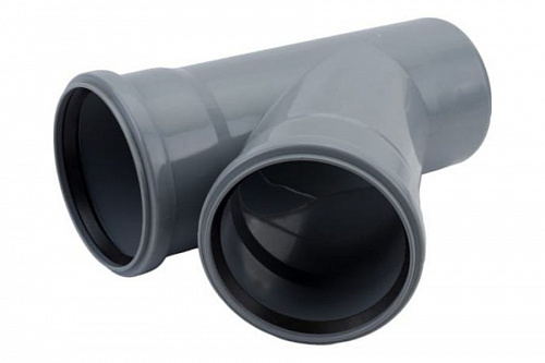 Тройник канализационный 110х110 45гр., фото фото 2