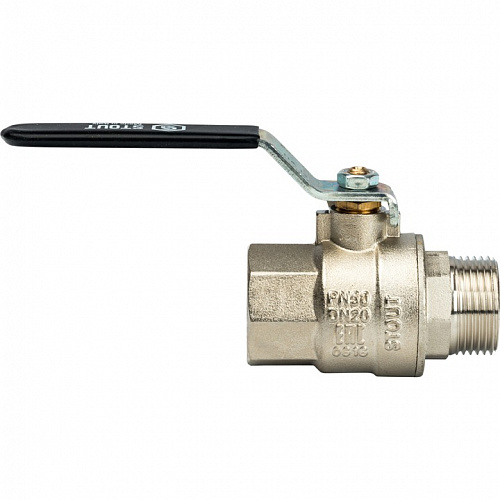 Кран шаровый полн. прох. 3/4" В/Н ручка, STOUT, фото фото 3