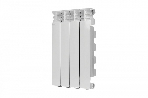 Радиатор алюминиевый Stout Gamma AL 500 4 секций боковое подключение, фото фото 2