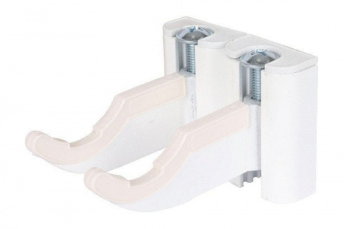 Комплект настенных регулируемых кронштейнов для радиаторов (2 шт.) RAL 9016, фото