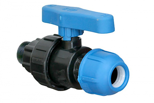 ПНД Кран шаровый 32х1 Нр, фото