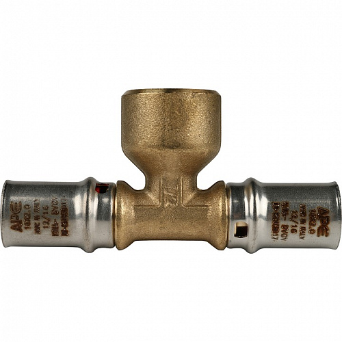 Пресс тройник  Stout ВР 16х1/2х16 для м/п труб SFP-0007-001216, фото фото 4