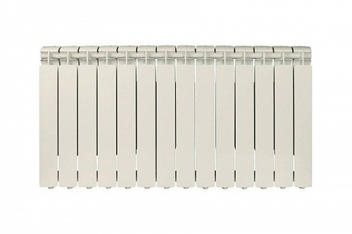 Радиатор алюминиевый Stout Bravo 500 14 секции боковое подключение, фото фото 2