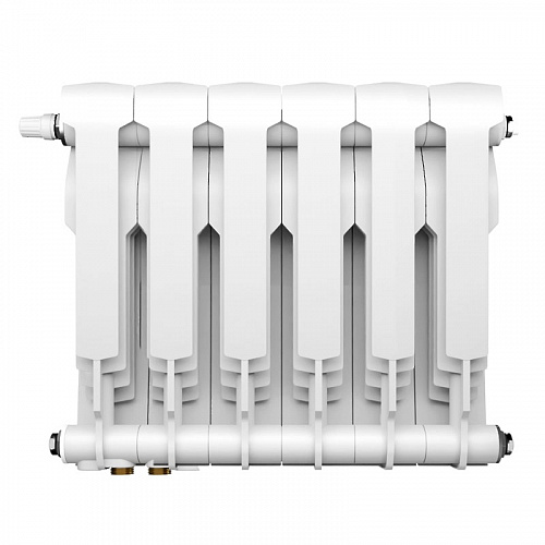 Радиатор биметаллический Royal Thermo Biliner 350 VDR Bianco Traffico 6 секций, фото фото 3