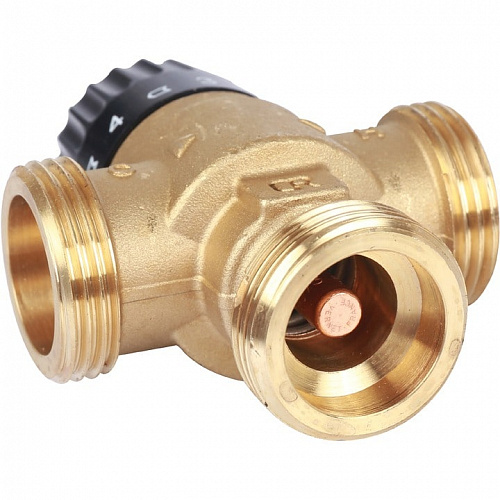 Термостатический смесительный клапан Stout для отопления и ГВС 1 НР 30-65°С KV 2,3 фото 6 Термостатический смесительный клапан Stout для отопления и ГВС 1 НР 30-65°С KV 2,3, фото фото 6