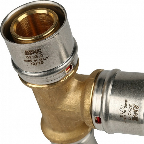 Пресс тройник редукционный Stout 32х32х26 для м/п труб SFP-0005-323226, фото фото 6