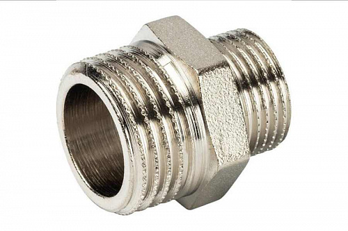 STOUT Ниппель переходной 1/2"х3/8" никелированный SFT-0004-001238, фото фото 3