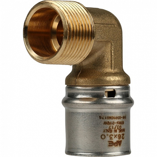 Пресс угольник Stout НР 3/4х26 для м/п труб SFP-0011-003426, фото фото 3