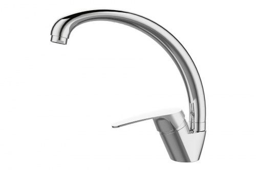 Смеситель DEVIDA серия ELSI для кухни, с боковой ручкой, на гайке, фото