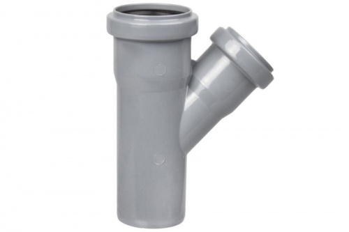 Тройник канализационный 50х40 45гр. , фото