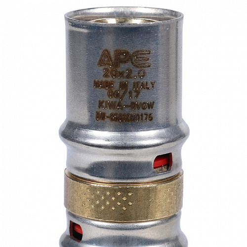 SFP-0003-002020 Stout Муфта соединительная 20x20 для м/п труб прессовая, фото фото 4