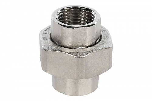 STOUT Американка прямая В/В 1/2" никелированная SFT-0034-000012, фото фото 3