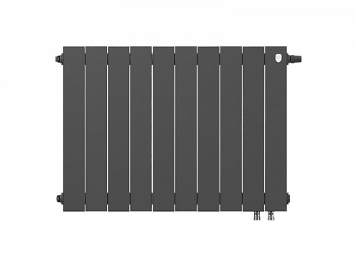 Радиатор биметаллический Royal Thermo Pianoforte 500 VDR Noir Sable 10 секций, фото фото 4