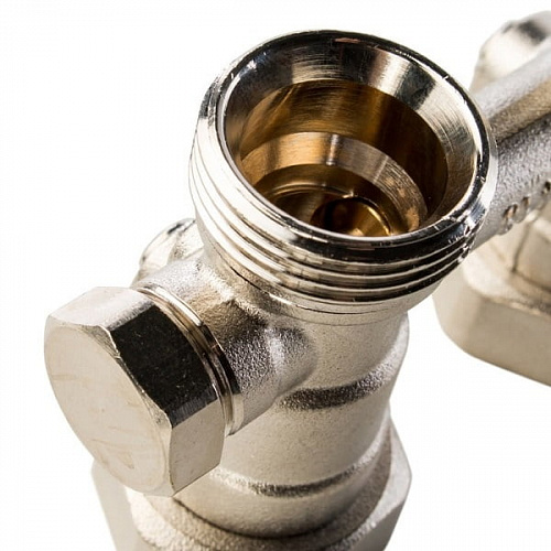 Узел нижнего подключения радиатора Stout для 1-трубной системы прямой 3/4 SVH-0001-000020, фото фото 4