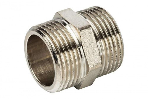 STOUT Ниппель Н/Н 3/4" никелированный SFT-0004-003434, фото
