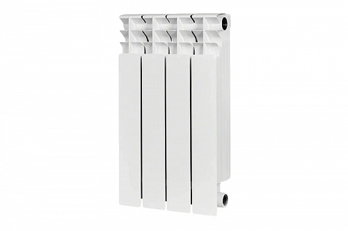 Радиатор биметаллический Stout TITAN 500 4 секции боковое подключение, фото фото 2