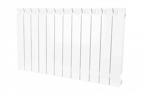 Радиатор биметаллический Stout Style 500 12 секций боковое подключение, фото фото 2