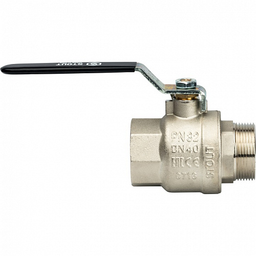 Кран шаровый полн. прох. 1 1/2" В/Н ручка, STOUT, фото фото 3