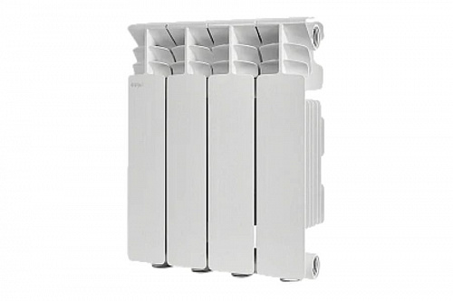 Радиатор алюминиевый Stout Gamma AL 350 4 секций боковое подключение, фото фото 2