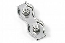 Зажим нержавеющий 4 мм DOUBLE ACR, фото