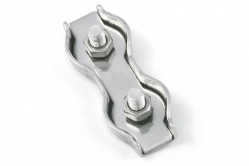 Зажим нержавеющий 4 мм DOUBLE ACR, фото