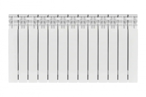 Радиатор биметаллический Stout TITAN 500 13 секции боковое подключение, фото