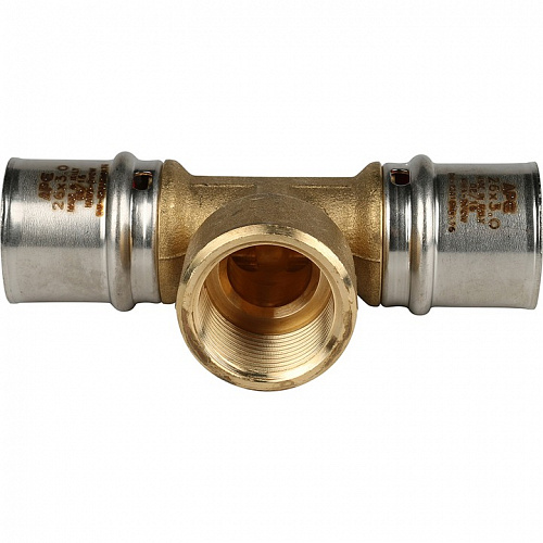 Пресс тройник  Stout ВР 26х3/4х26 для м/п труб SFP-0007-003426, фото фото 3