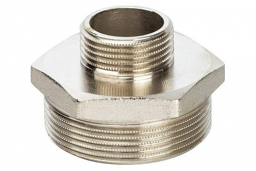 STOUT Ниппель переходной 2"х1" никелированный SFT-0004-000021, фото фото 2