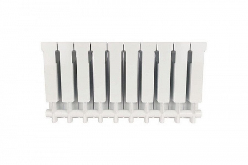 Радиатор алюминиевый Stout Alpha AL 350 10 секций боковое подключение, фото фото 3