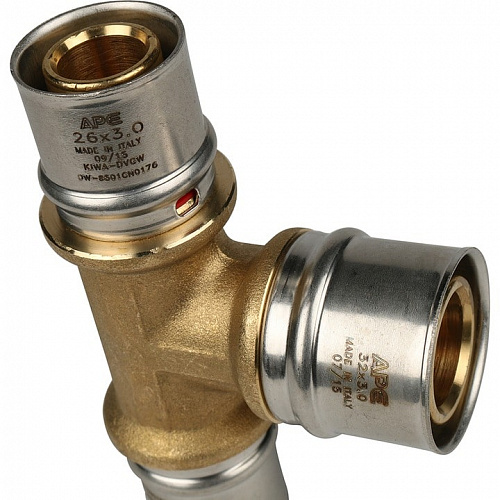 Пресс тройник редукционный Stout 26х32х26 для м/п труб SFP-0005-263226, фото фото 6